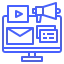 Managed digital marketing services icon
